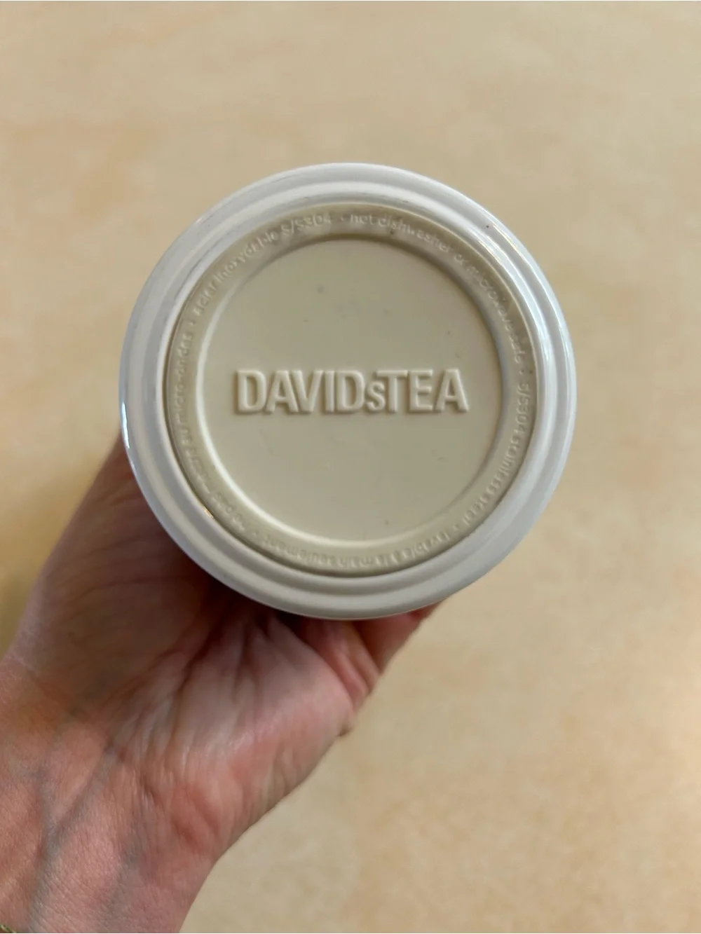 David’s Tea Travel Infuser Insulated Mug Bottle Tumbler stainless
